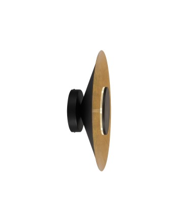 ORION * APLIQUE LED 24W 3000K NEGRO / PAN DE ORO